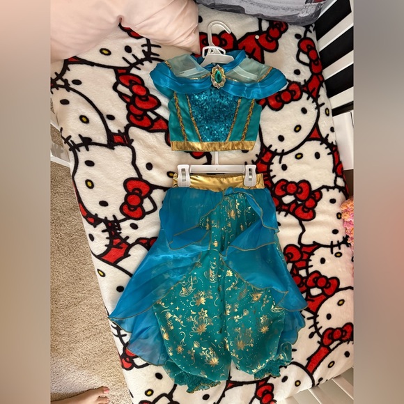 OFFICIAL 2024 Disney Jasmine Costume for Kids – Aladdin - Picture 11 of 14
